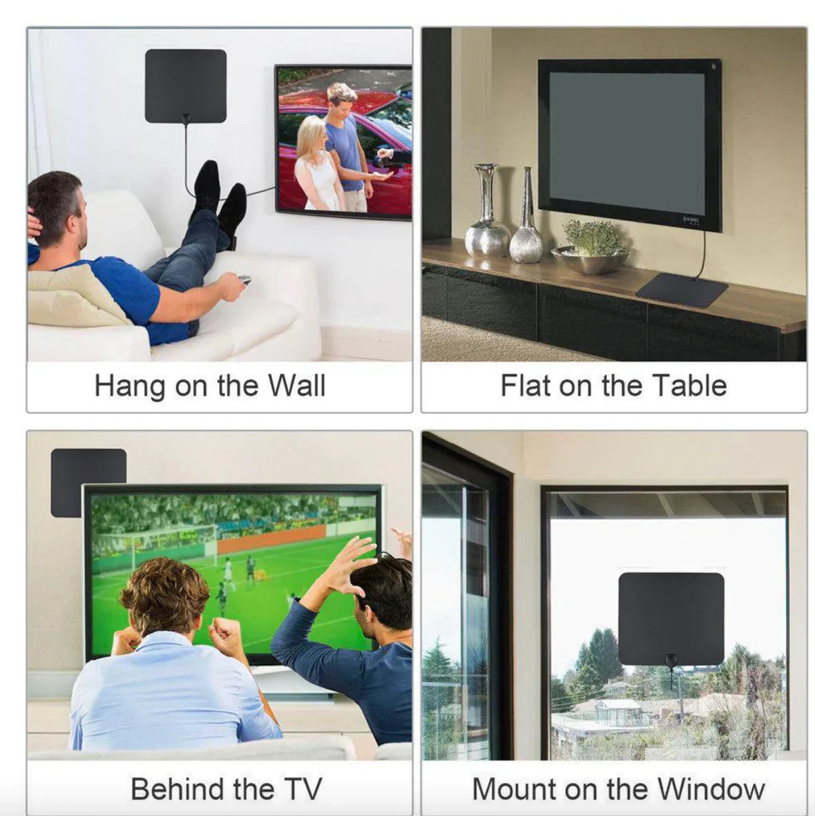 300 Miles Indoor Digital Amplified HDTV Antenna