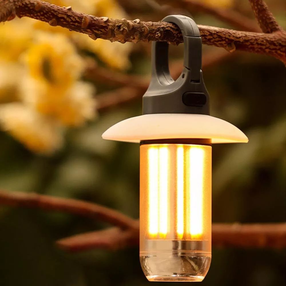2-Pack LED Rechargeable Camping Lanterns