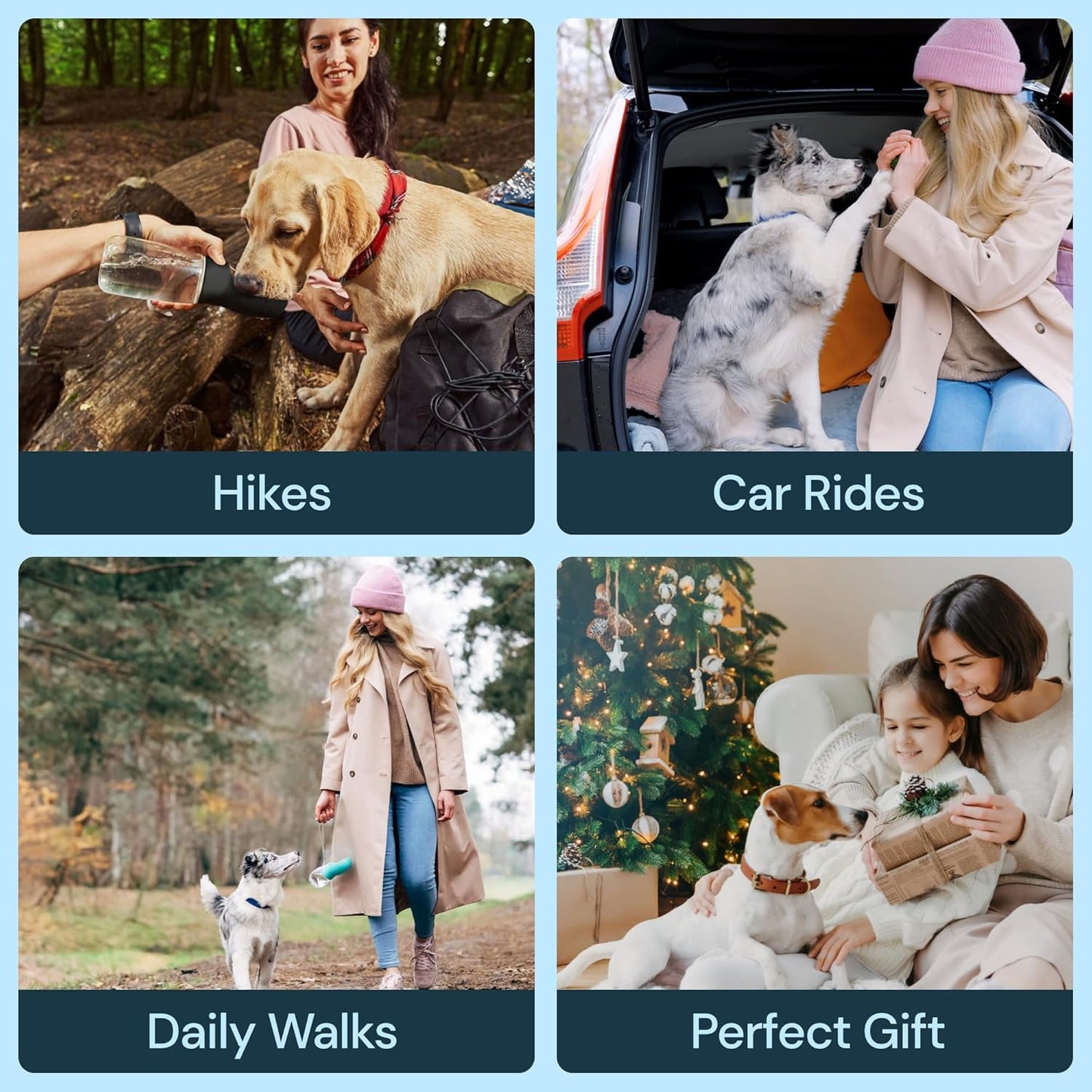 19oz Portable Dog Water Bottle