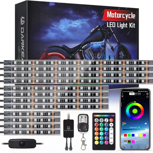 12pcs Motorcycle LED Light Kit