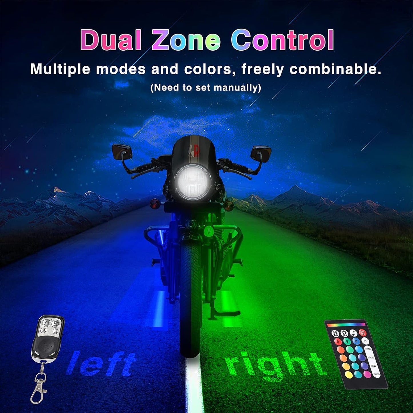 12pcs Motorcycle LED Light Kit