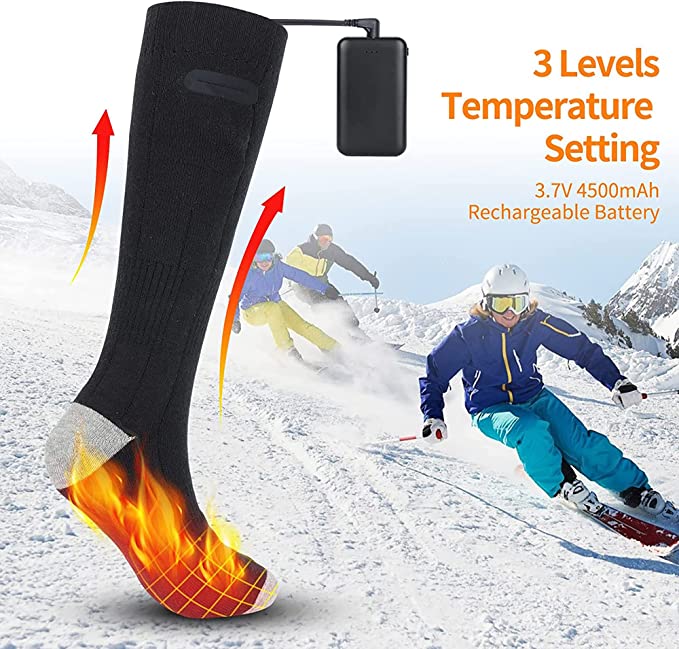 2 Pairs Unisex Heated Socks