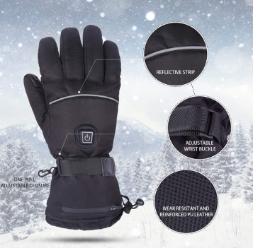 2 Pairs Heated Gloves