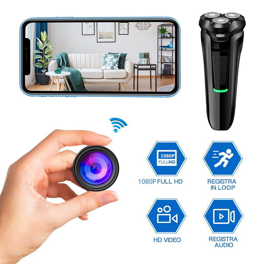 1080P HD WiFi Mini Shaver Razor Camera