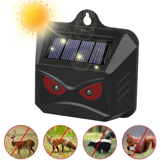 Solar Powered Ultrasonic Animal Repellent