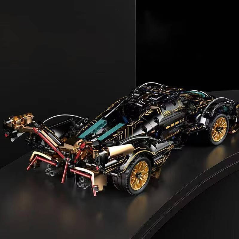1690 Piece V12 Model Car Building Blocks