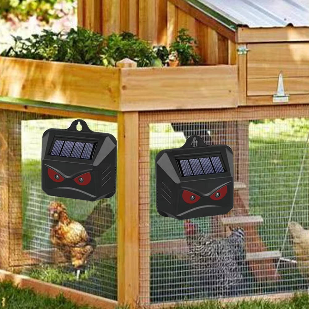 Solar Powered Ultrasonic Animal Repellent