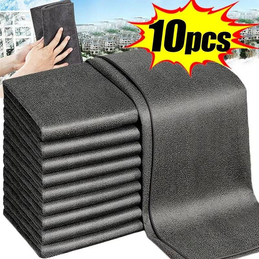10pcs Versatile Microfiber Cloths