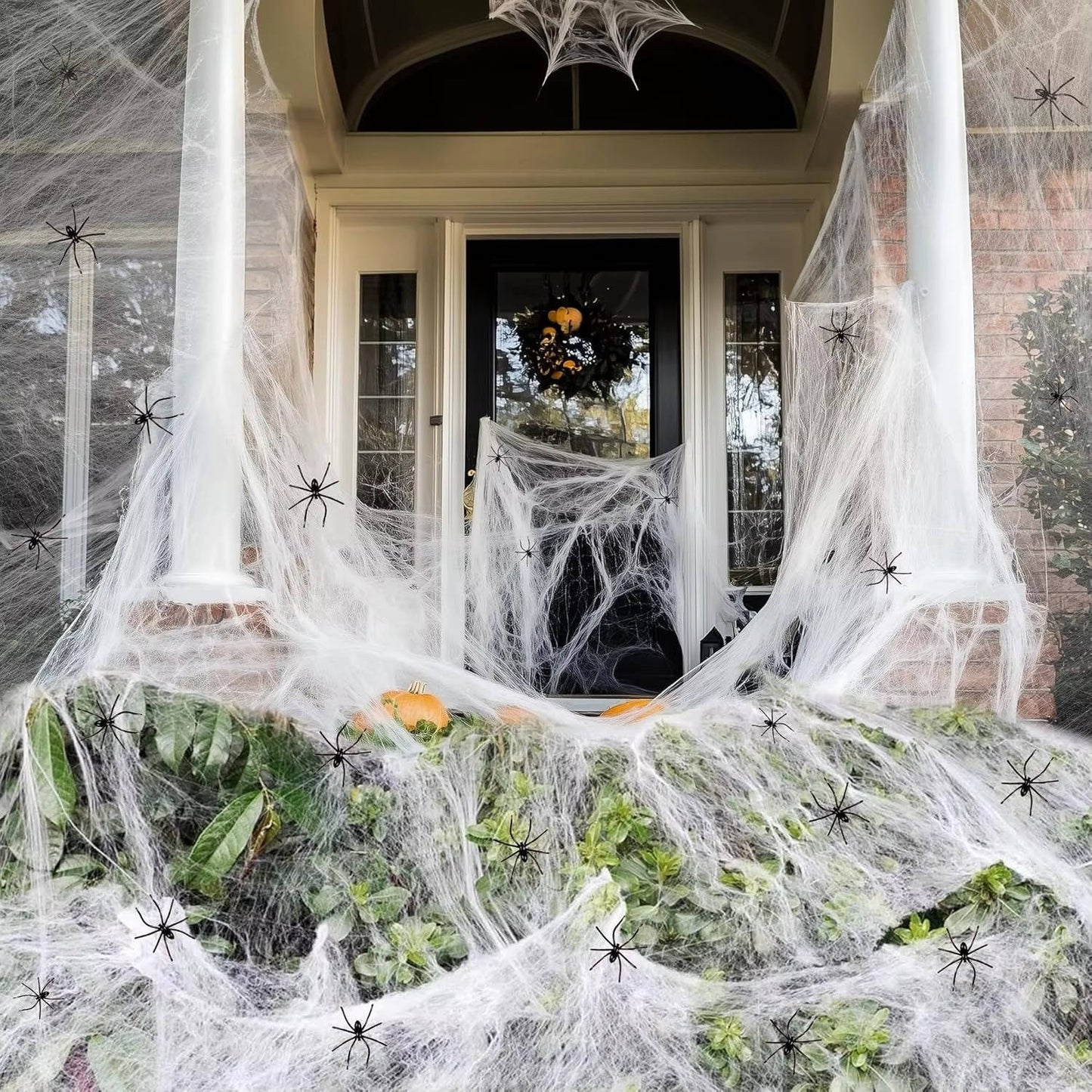 200 Sqft Spider Webs Halloween Door Decorations