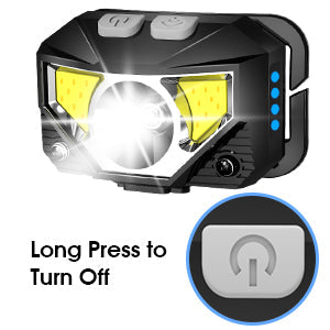 2-Pack Ultra-Bright LED Rechargeable Headlamp