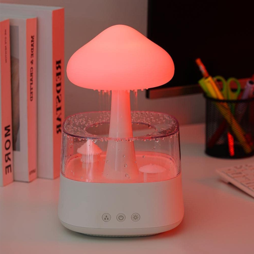 2-in-1 Desk Light Humidifier Rain Cloud Diffuser