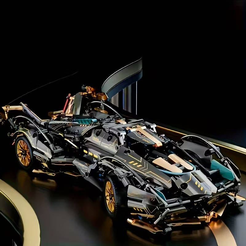 1690 Piece V12 Model Car Building Blocks