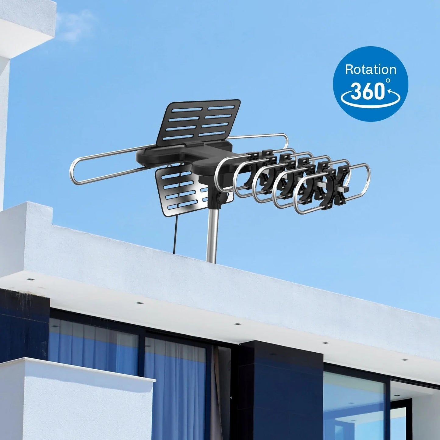 Long Distance Outdoor HD TV Antenna 360°